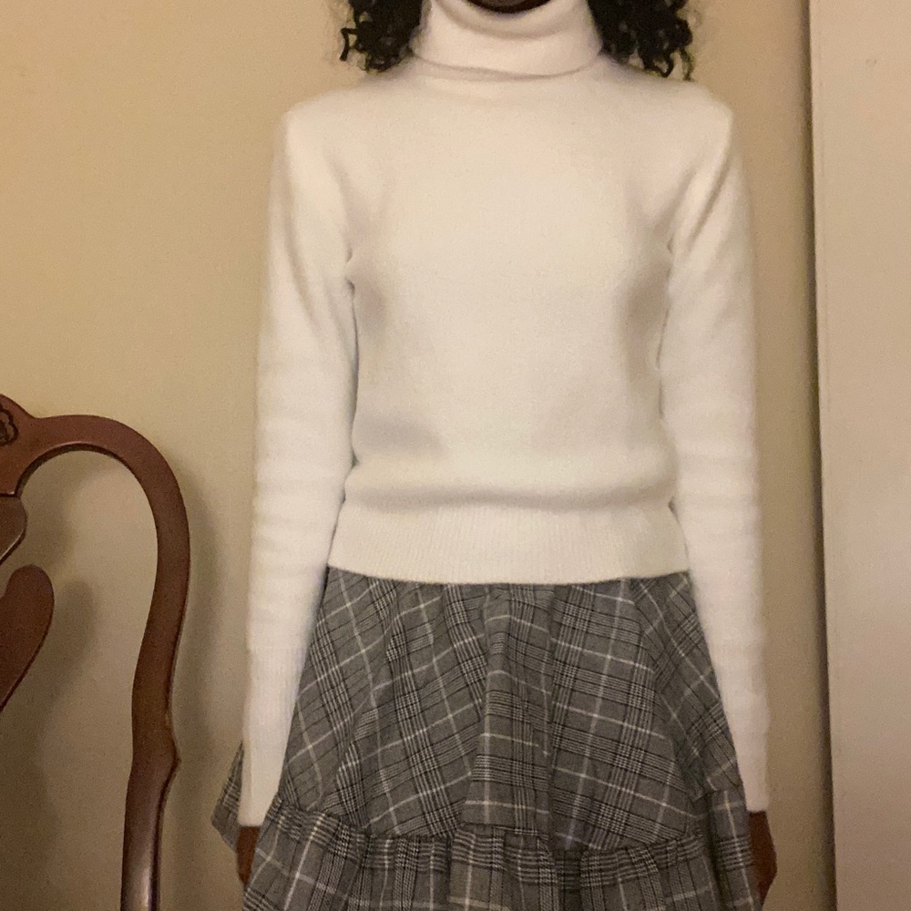 White turtleneck